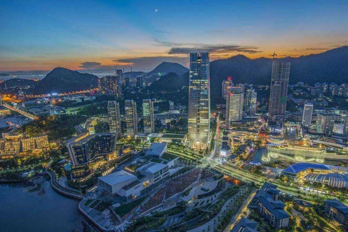 深圳俯瞰图